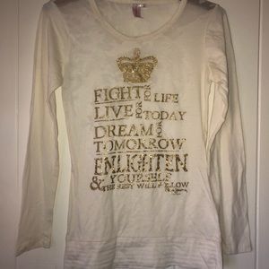 Graphic Long Sleeve Top